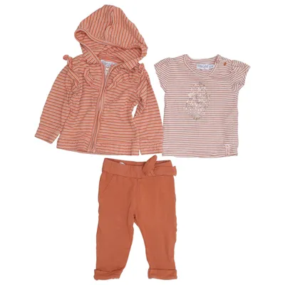 Set (Bruin, Roze) van Dirkje Katoen, Elastaan