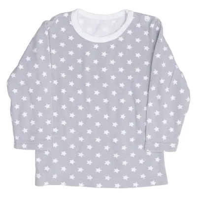 Lange mouwen shirt (Grijs, Wit) van TupTam Katoen