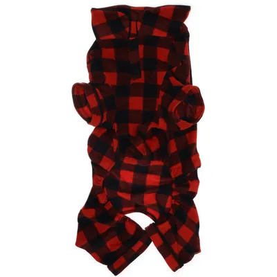 Hundkläder (Röd, Svart) Elastan, Polyester