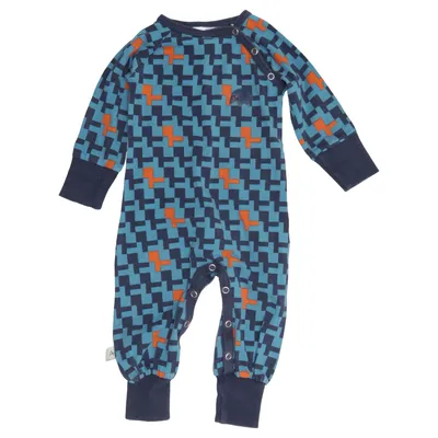 Barboteuse (Bleu, Orange) de Alba Baby
