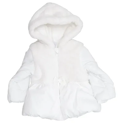 Winterjas (Wit) van Little Me Polyester