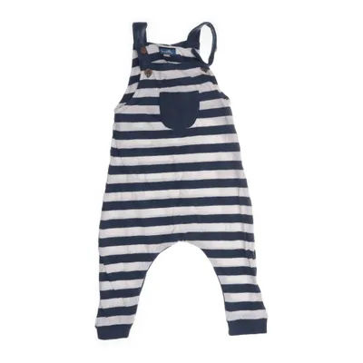 Dungarees (Blue, White) from Sanetta Cotton