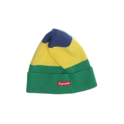 Beanie (Green, Multicolored) from Supreme Cotton, Elastane