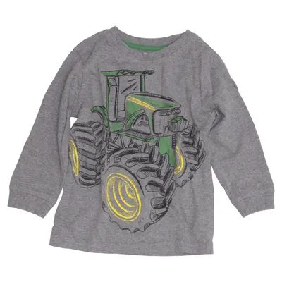 T-shirt à manches longues (Gris) de John Deere Coton