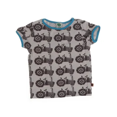 T-shirt (Beige, Brun, Blå) från Småfolk Bomull, Elastan, Modal