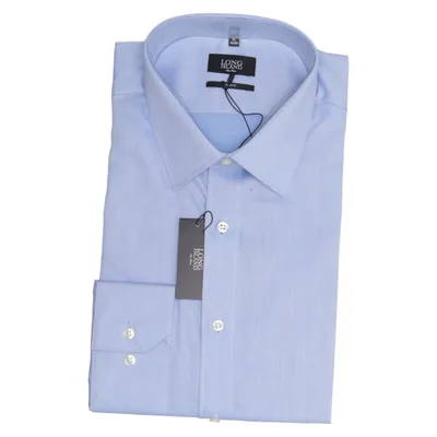 Chemise (Bleu) de Long Island Coton