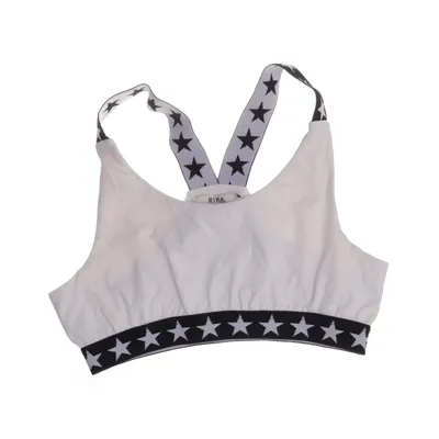 Sport-BH (Vit, Svart) från Rika Elastan, Polyamid