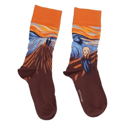 Chaussettes (Marron, Bleu, Orange) de Kunst Sokken