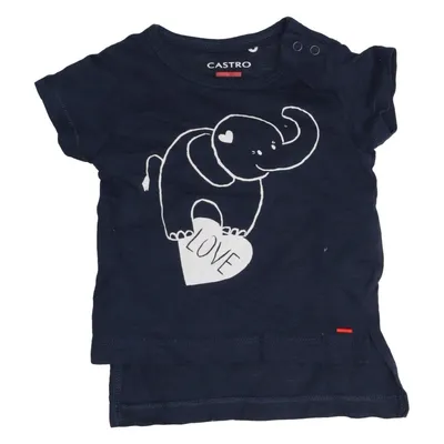 T-shirt (Bleu) de Castro Coton