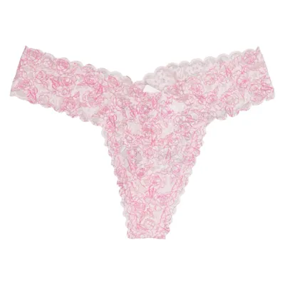 String (Roze, Wit) van Victoria's Secret Elastaan, Polyamide