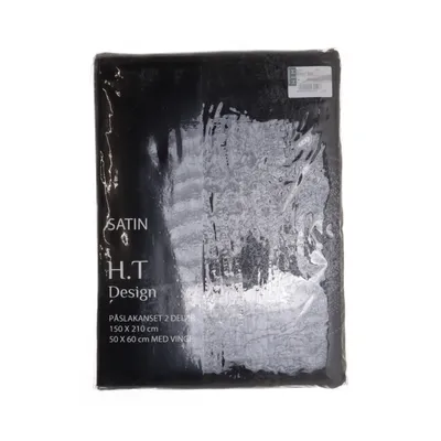 Bäddset (Svart, Grå) från HT Design Bomull