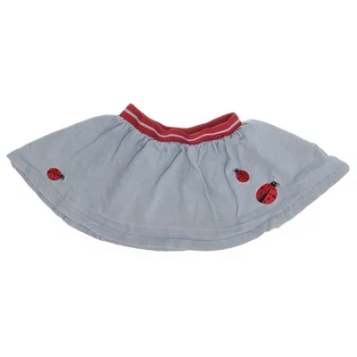 Jeanskjol (Blå, Flerfärgad) från Minimarket Bomull, Elastan