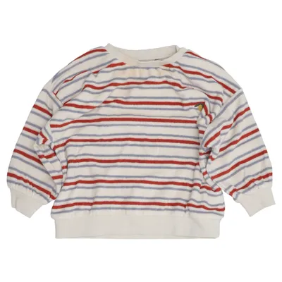 Sweatshirt (Beige, Red, Blue) from Konges Sløjd Organic cotton, Recycled polyester