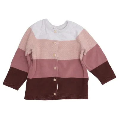 Cardigan (Pink, Flerfarvet) fra H&M Kids Bomuld
