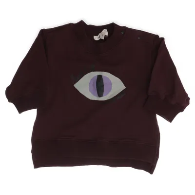 Collegetröja (Brun, Flerfärgad) från Mixed Grill Bomull, Elastan