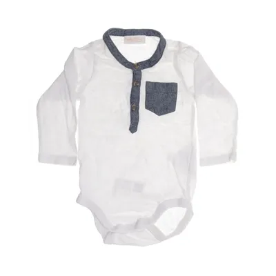 Body (Vit) från Baby by Lindex
