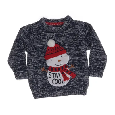 Pull de Noël (Bleu, Blanc) de Baby Club Coton