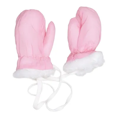 Fäustlinge (Pink) Acryl, Nylon
