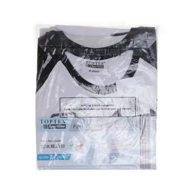 T-shirt (White, Black) from Toptex Cotton