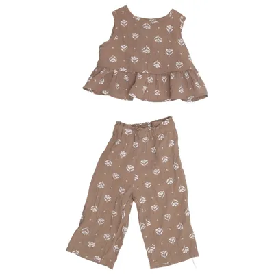 Set (Bruin) van H&M Elastaan, Polyester, Viscose
