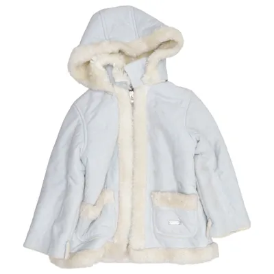 Veste en peau de mouton retournée (Bleu, Blanc) de Trussardi