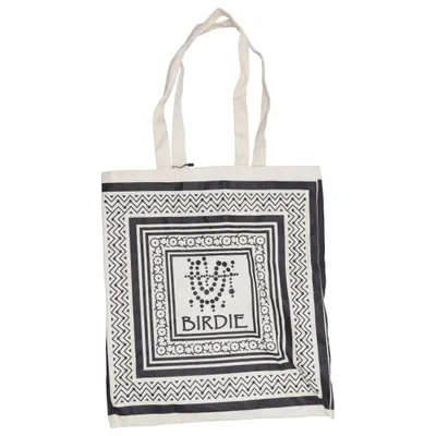 Canvas tas (Beige, Zwart) van Birdie