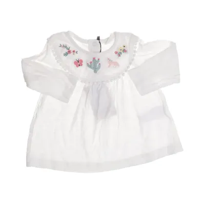 Dress (White, Multicolored) from Design by kappAhl Cotton