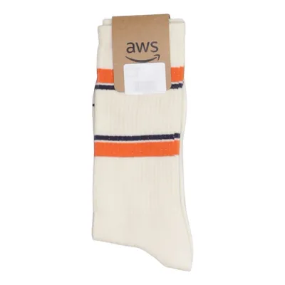 Strümpfe (Weiß, Orange, Blau) von Amazon Baumwolle