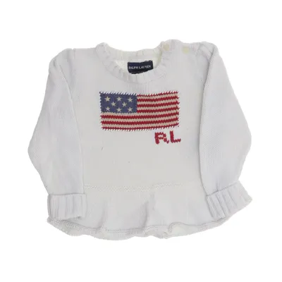 Sweater (White, Multicolored) from Ralph Lauren Cotton