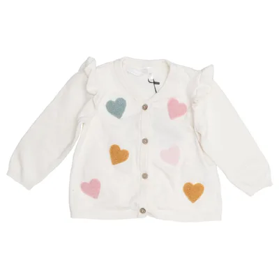 Cardigan (Blanc, Multicolore) de Orchestra Coton