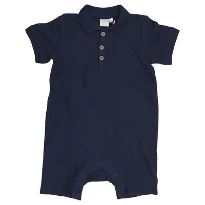 Sparkdräkt (Blå) från Lindex Baby Bomull