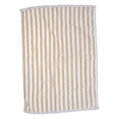 Handduk (Vit, Beige) från Ellos Bomull