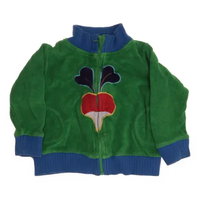 Fleecejacka (Grön, Blå) från Duns Ekologisk bomull