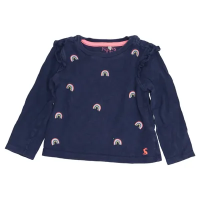 Långärmad t-shirt (Blå, Flerfärgad) från Joules Bomull