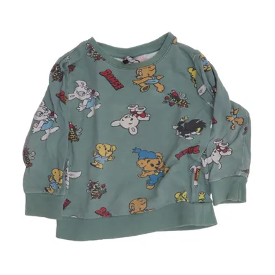 Collegetröja (Grön, Flerfärgad) från Bamse by Lindex Bomull