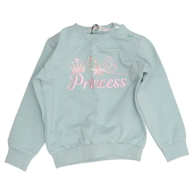 Sweatshirt (Vert) de Breeze Girls Coton, Élasthane