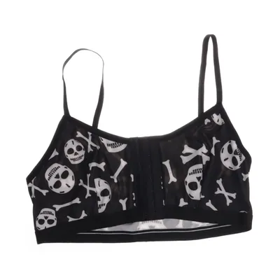 Brassière (rock, heavy, metal, goth, skull, tiktok, y2k, trending, black, halloween, festival, street, dress, black, party, Y2k, trending, street, summer, jacket, bomber, style, festival, sport, gym, tiktok, doll, trending,street, dark, party, emo, goth, Hell, skull, playboy, santa, christmas, Boho, bohemia, bohemian, hippie, hippy, cosplay, vintage, retro, craft, steampunk) Élasthane, Polyester