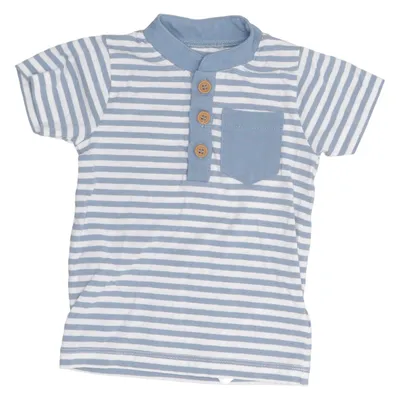 T-shirt (Blå, Vit) från Fixoni Bomull, Elastan