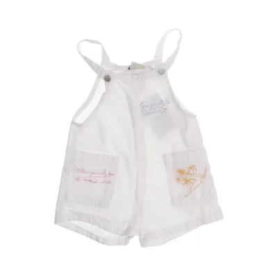 Korte tuinbroek (Wit) van Zara BabyGirl Katoen