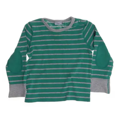 T-shirt à manches longues (Vert, Gris) de Polarn O. Pyret Coton