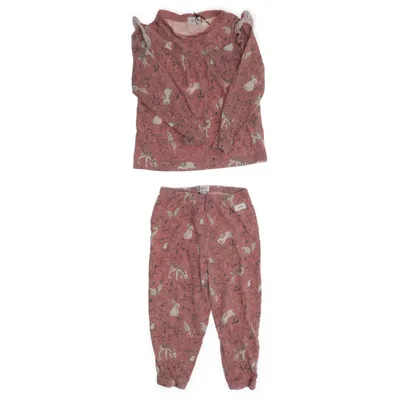 Pyjama (Roze, Meerkleurig) van Newbie by KappAhl Organisch katoen