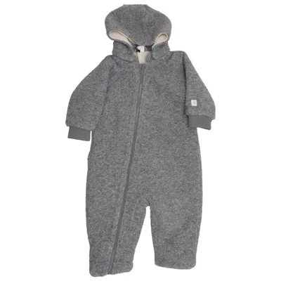 Rompertjes (Grijs) van Lindex Baby Polyester, Wol