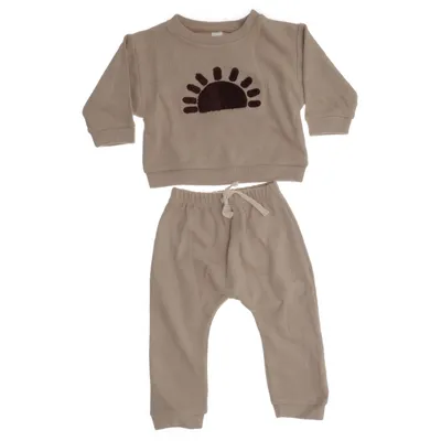 Set (Beige) från Baby Bomull, Elastan