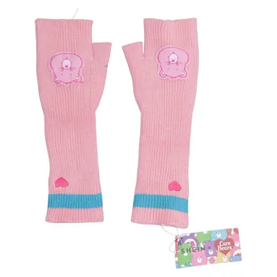 Vingerloze handschoenen (Roze, Blauw) van Shein x Care Bears