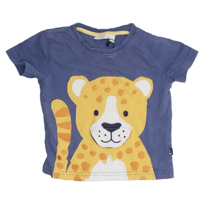 T-shirt (Blue, Yellow) from Jojo Maman Bébé Cotton