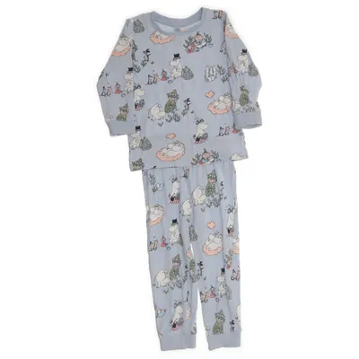 Pyjama (Blauw, Meerkleurig) van Moomin Katoen
