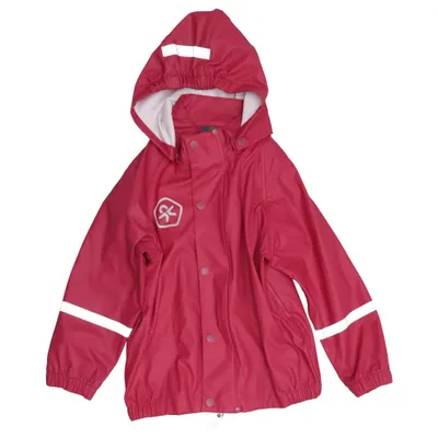 Veste imperméable (Rose) de Color Kids Polyester, Polyuréthane