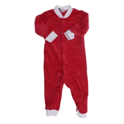 Sparkdräkt (Röd, Vit) från Lindex Baby Bomull, Polyester