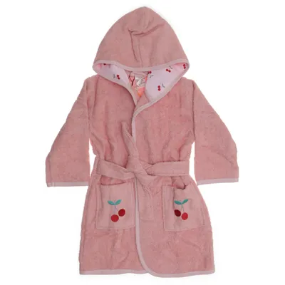Bathrobe (Pink) from Pusblu Organic cotton