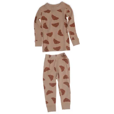 Pyjamas (Beige, Brun) från Hanna Andersson Ekologisk bomull